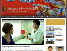 Tablet Screenshot of dragonacu.com